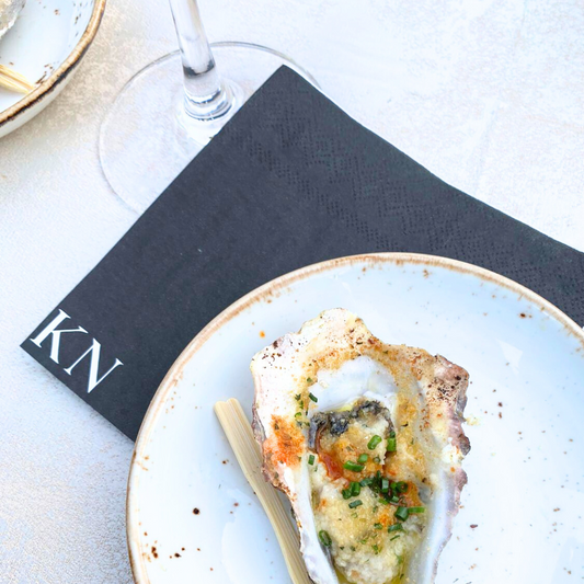 Personalised cocktail serviettes