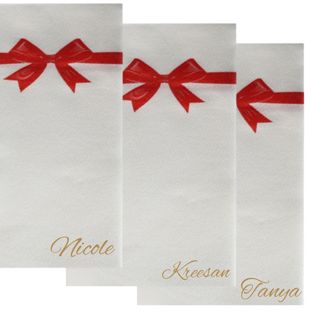 Personalised Christmas Napkins – Pack of 20
