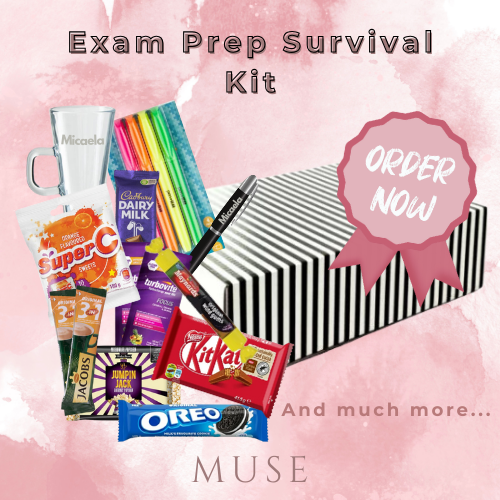 Exam survival kit gift box