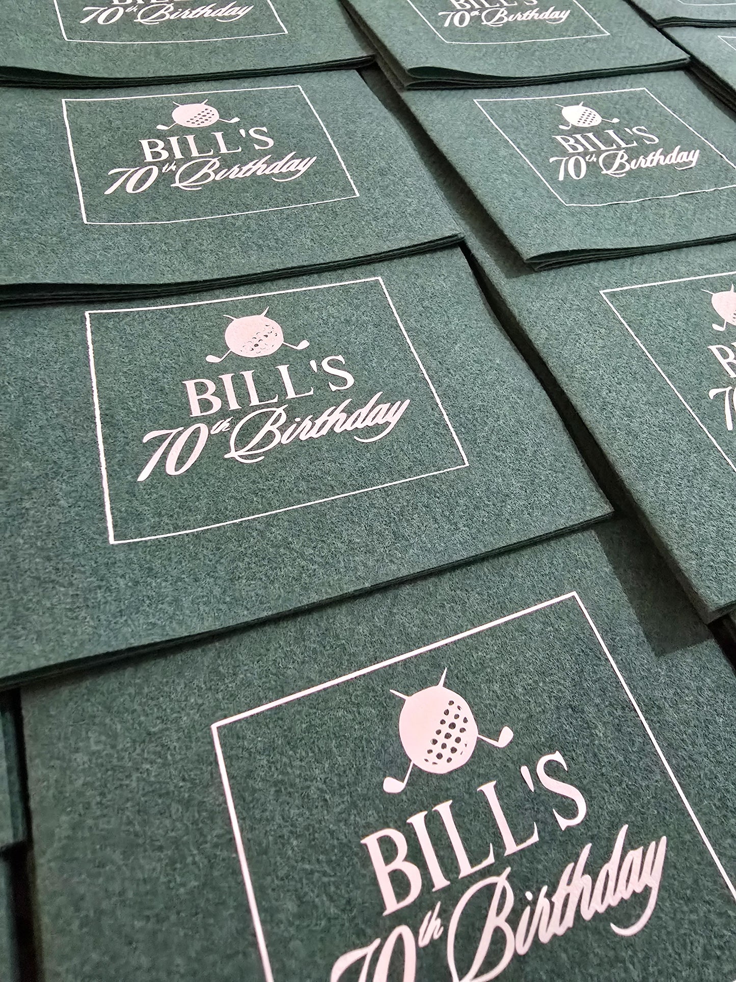 Personalised cocktail serviettes (100)