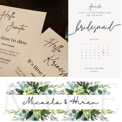 DIY Wedding Stationery Packages